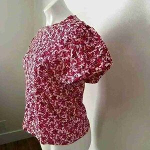 Floral Red Women's Top